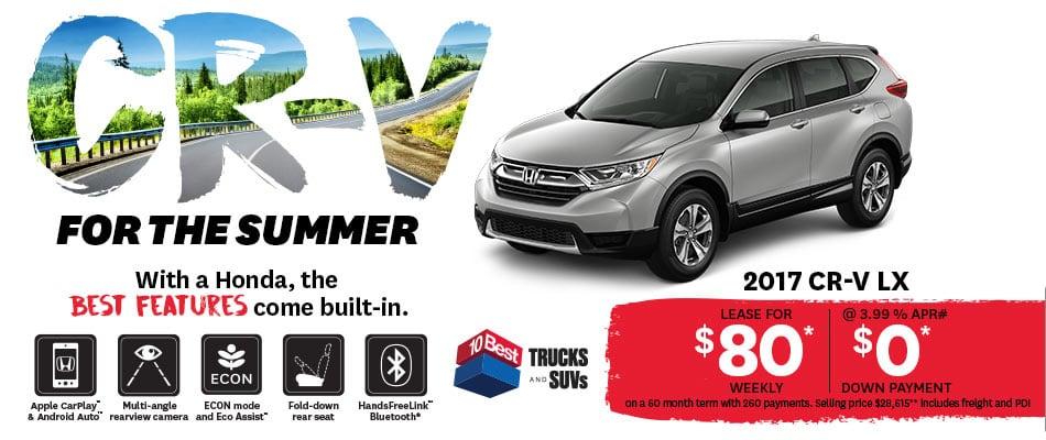 Honda CRV Summer Promotion