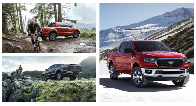 2020 Ford Ranger Trims