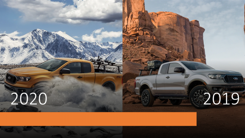 2020 vs 2019 Ford Ranger